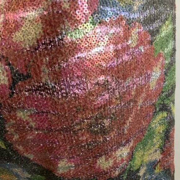 Free People Tangier Floral Sequin Mini Dress XS - Picture 9 of 11